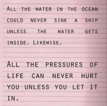 Fuelism #88: Fuelisms : All the pressures of life can never hurt you unless you let it.: Fuelisms : All the pressures of life can never hurt you unless you let it.