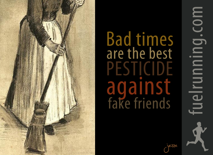 Fuelism #360: Fuelisms : Bad times are the best pesticide against fake friends. : Fuelisms : Bad times are the best pesticide against fake friends. 