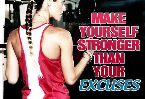 Fuelism #357: Fuelisms : Make yourself stronger than your excuses. : Fuelisms : Make yourself stronger than your excuses. 