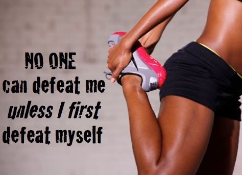 Fuelism #551: Fuelisms : No one can defeat me unless I first defeat myself.: Fuelisms : No one can defeat me unless I first defeat myself.
