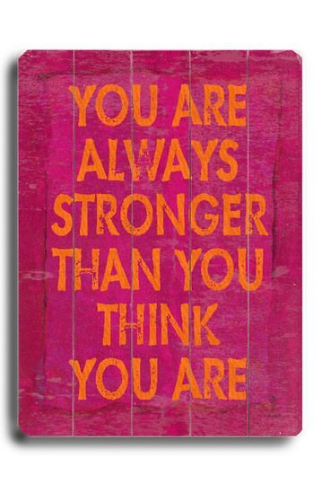 Fuelism #555: Fuelisms : You are always stronger than you think you are.: Fuelisms : You are always stronger than you think you are.
