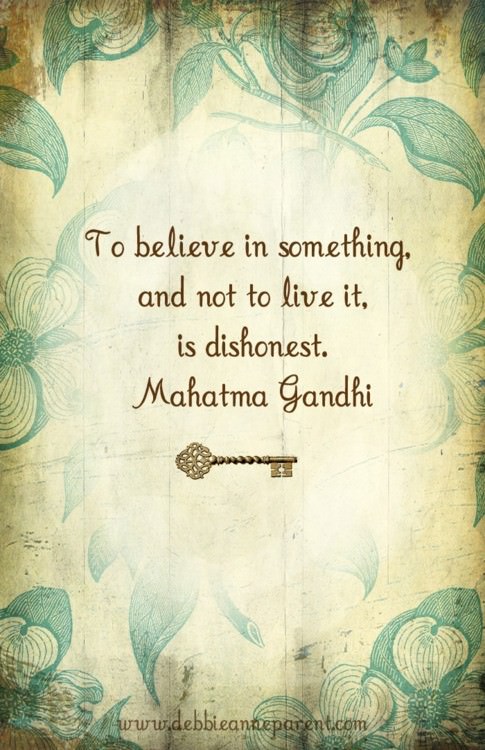 Fuelism #706: Fuelisms : To believe in something and no life is  dishonest.Mahatma Gandhi: Fuelisms : To believe in something and no life is  dishonest.