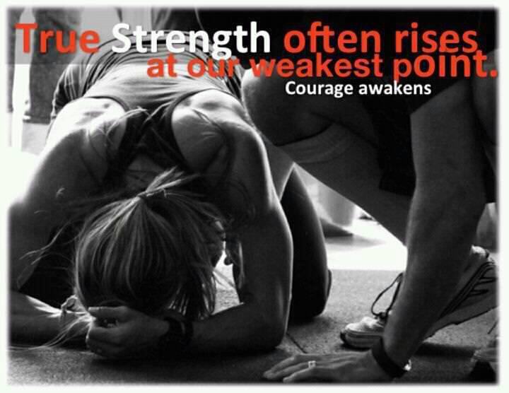 Fuelism #814: Fuelisms : True strength often rises at our weakest point.: Fuelisms : True strength often rises at our weakest point.