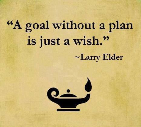 Fuelism #817: Fuelisms : A goal without a plan is just a wish. - Larry ElderLarry Elder: Fuelisms : A goal without a plan is just a wish. - Larry Elder