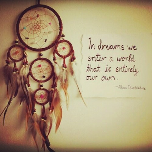 Fuelism #864: In dreams we enter a world that is entirely our own.Albus Dumbledore: In dreams we enter a world that is entirely our own.