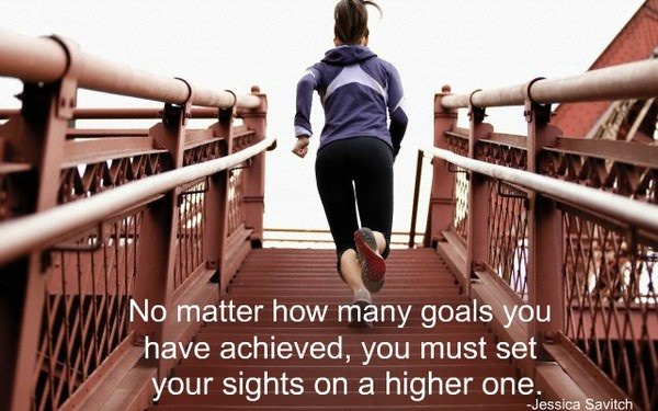 Fuelism #881: No matter how many goals you have achieved, you must set your sight on a higher one.Jessica Savitch: No matter how many goals you have achieved, you must set your sight on a higher one.