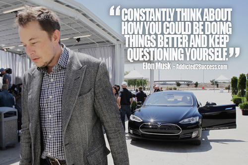 Fuelism #1557: Constantly think about how you could be doing things better and keep questioning yourself.Elon Musk: Constantly think about how you could be doing things better and keep questioning yourself.