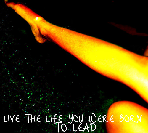 Fuelism #1641: Live the life you were born to lead.: Live the life you were born to lead.