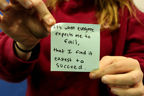Fuelism #1679: It\'s when everyone expects me to fail, that I find it easiest to succeed.: It's when everyone expects me to fail, that I find it easiest to succeed.