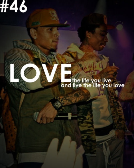 Fuelism #1703: Love the life you live and live the life you love.: Love the life you live and live the life you love.
