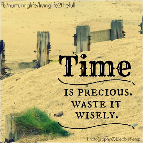 Great Advice 42 Time Is Precious Waste It Wisely 